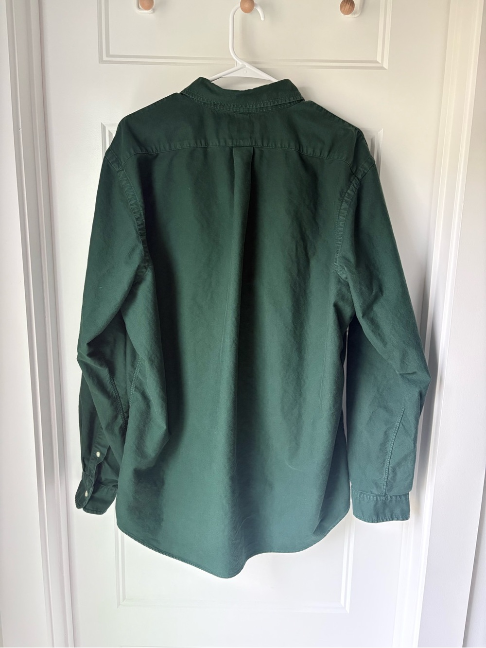 Ralph Lauren Men's Button-Down Oxford Shirt in Forest Green - Picture 4 of 7